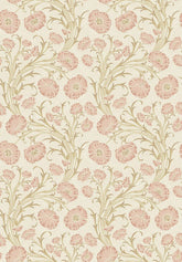 Vintage Pink Floral Digital Printed Fabric Material